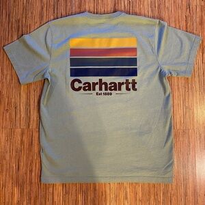Green carhartt graphic tshirt